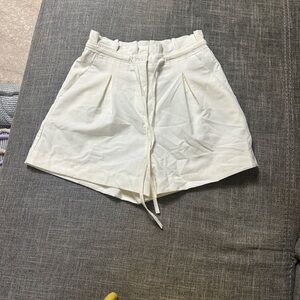 Kardashian Kollection High Waist White Shorts